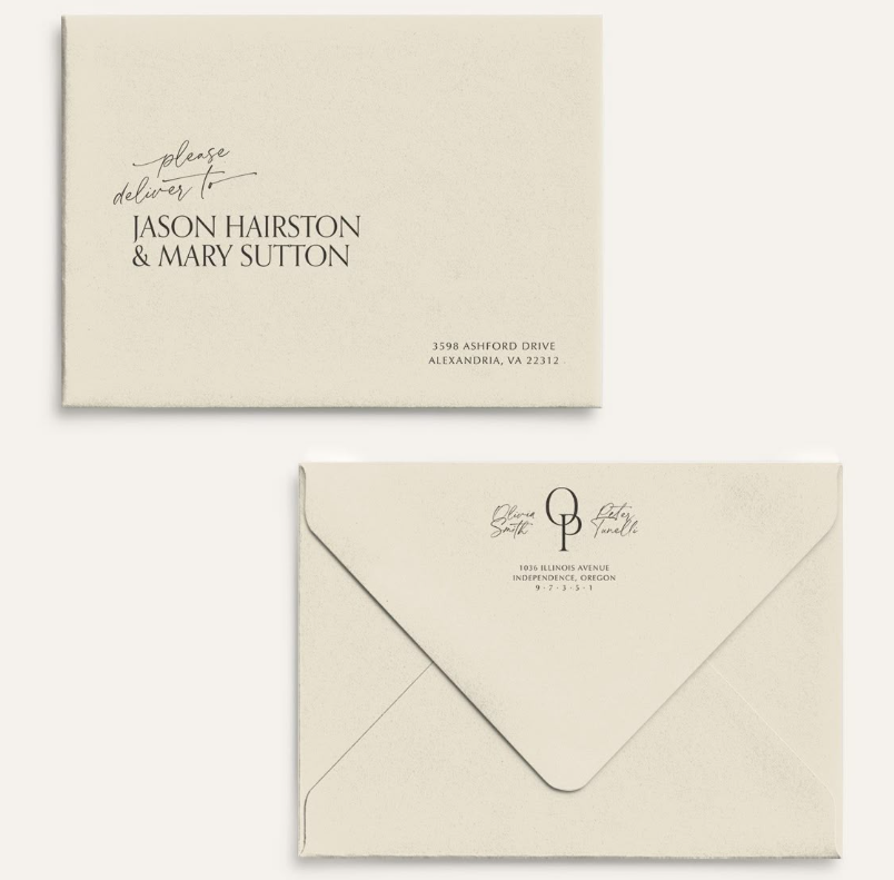 Envelopes Printed Medium size 190 x 120mm