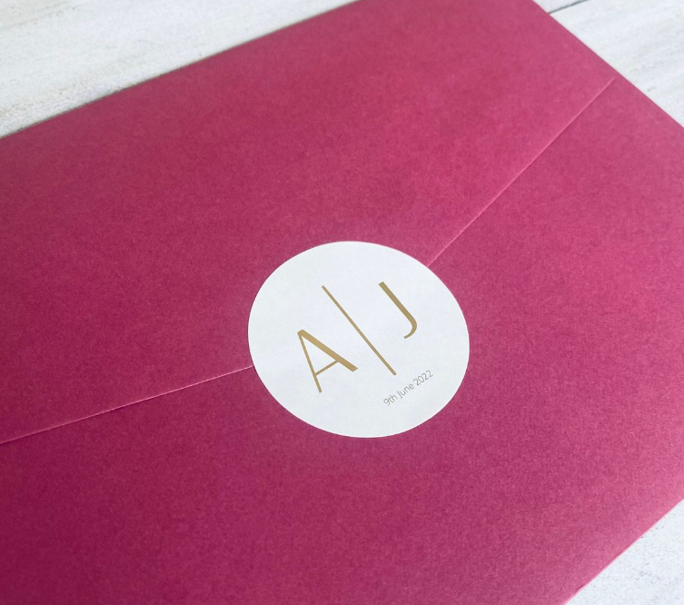 Luxe Circle Stickers 50mm x 50 mm