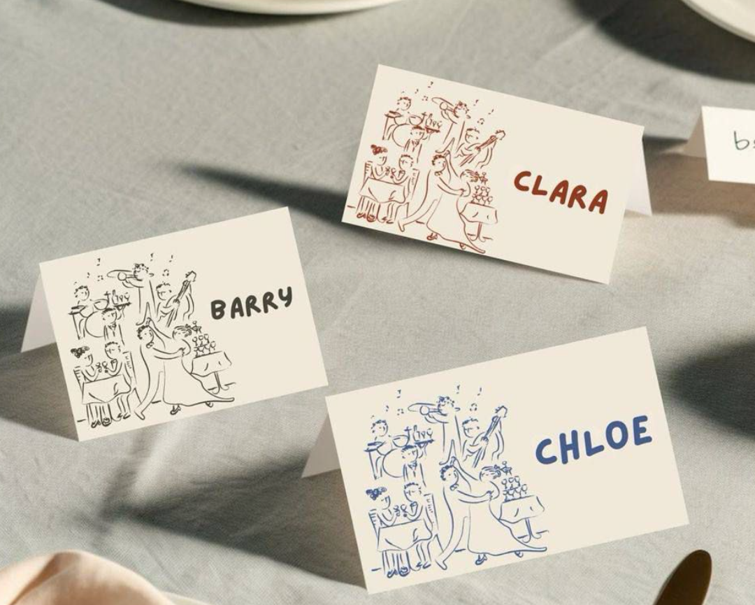 Wedding  Table Place Cards