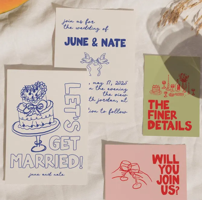 Wedding Invitations .