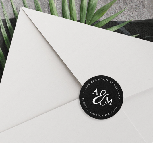 Luxe Circle Stickers 50mm x 50 mm