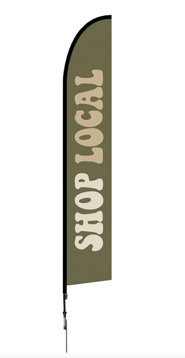 Feather Flag Double-Sided Printing