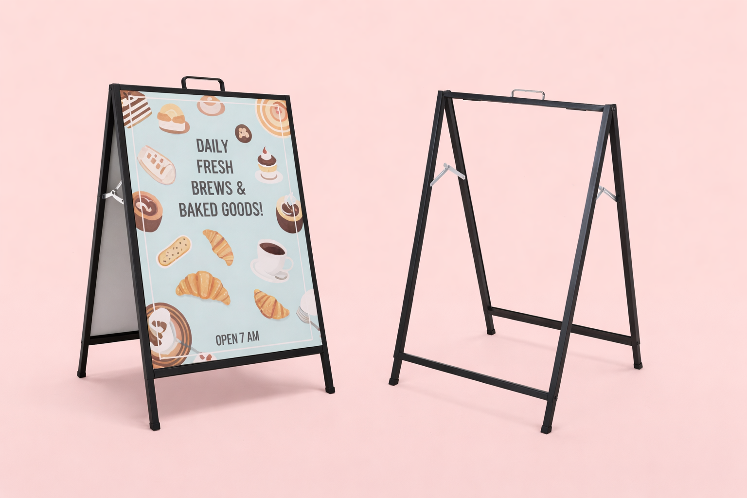 A-frame Changeable sides printing Sunshine Coast by SYKESPRINT