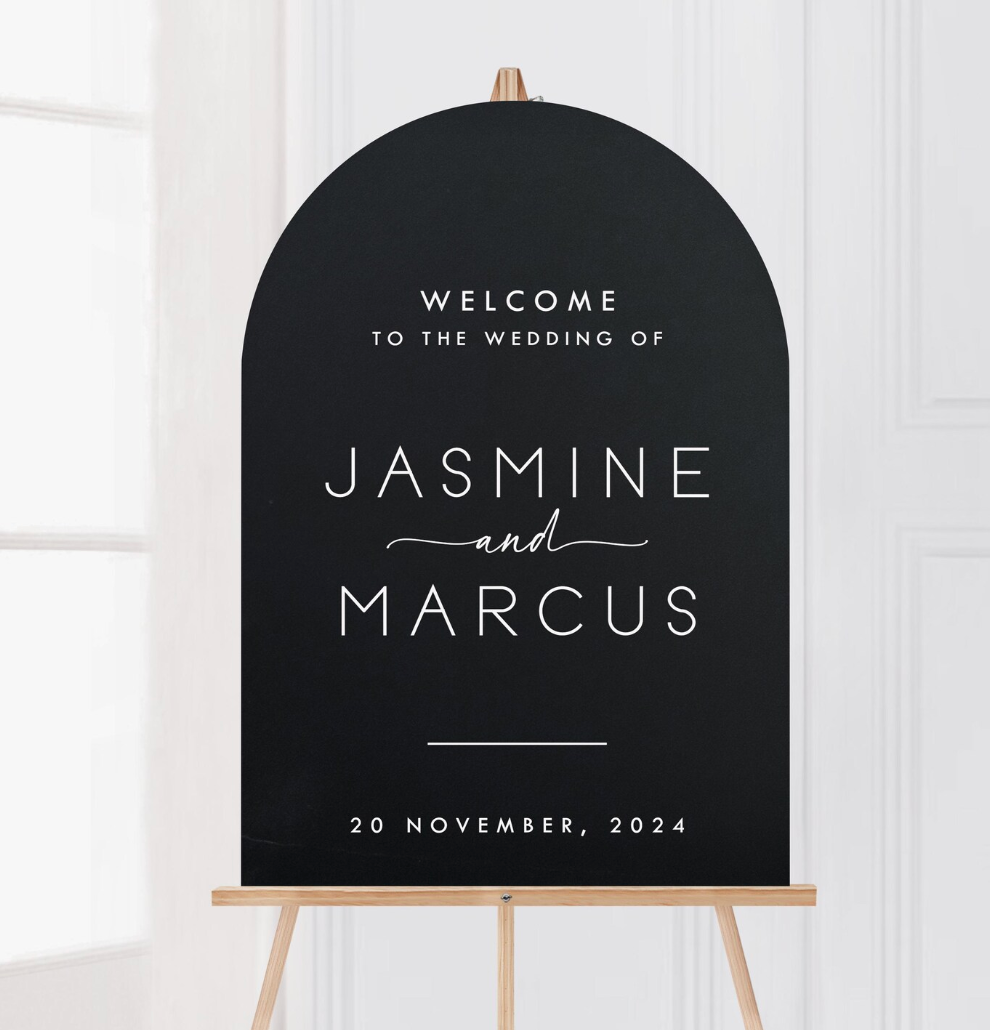 Luxury printing Wedding Signs Sunshine Coast by SYKESPRINT