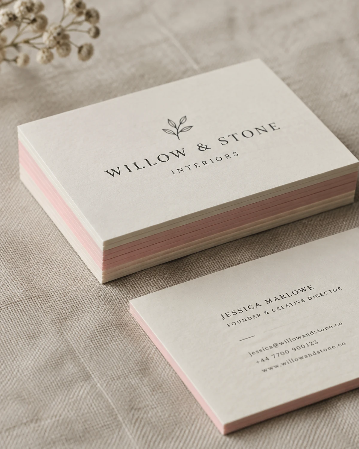 Colour Layer Business Cards – 600gsm